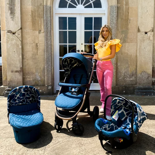 Dani Dyer Navy Giraffe Travel System