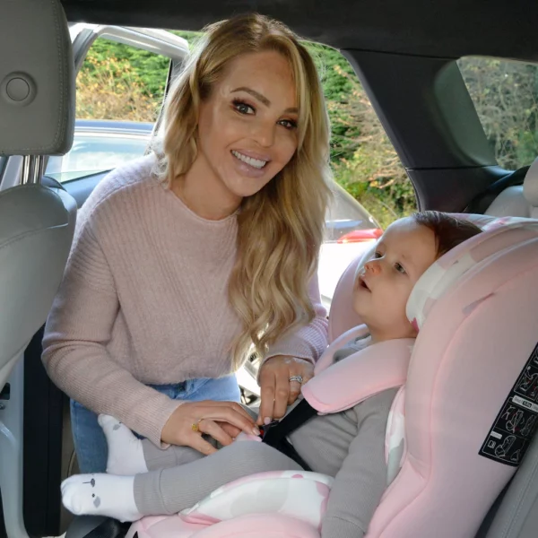 Katie Piper Pink Butterflies Isofix Car Seat