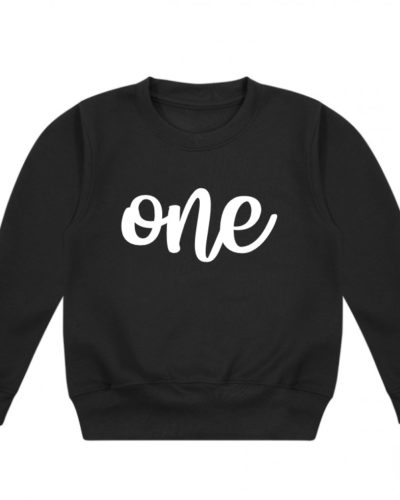 Itty Bitty Milestone Sweatshirt - Black