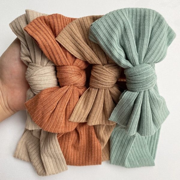 Itty Bitty 4x Ribbed Detail Headband Pack - Image 2