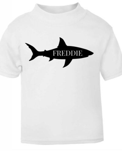 Itty Bitty Personalised Shark T-Shirt