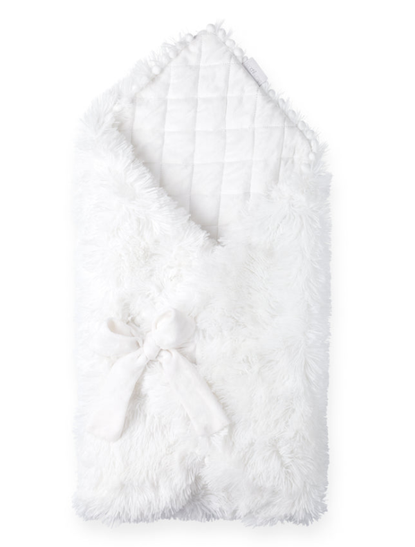 BIZZI GROWIN BABY BLANKET - ICE WHITE - KOOCHIWRAP - Image 3