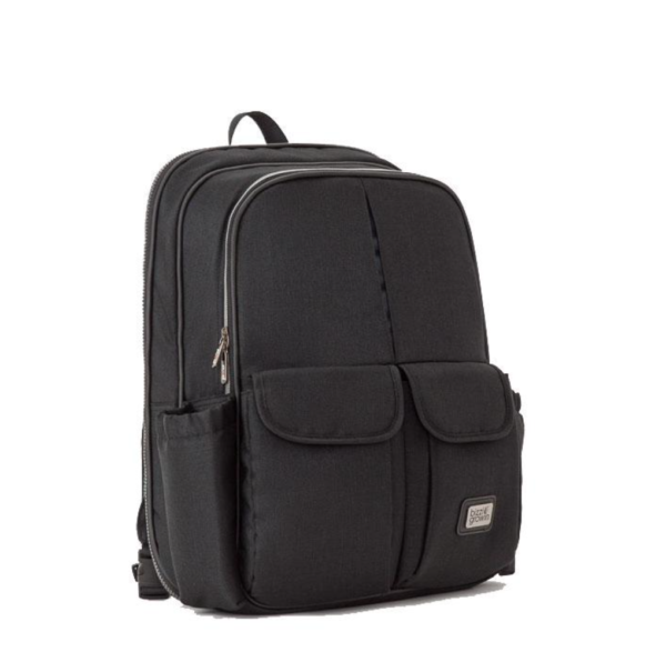 BIZZI GROWIN BABY TRAVEL CRIB CHANGING RUCSAC - CHELSEA BLACK - RUCPOD ®