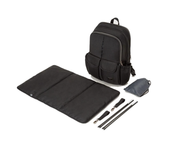 BIZZI GROWIN BABY TRAVEL CRIB CHANGING RUCSAC - CHELSEA BLACK - RUCPOD ® - Image 7