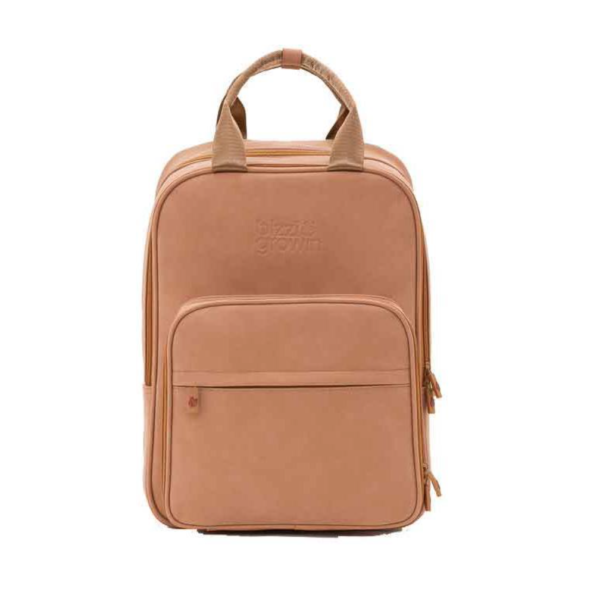 BIZZI GROWIN BABY TRAVEL CRIB CHANGING RUCSAC - VEGAN LEATHER PORCINI - RUCPOD ® - Image 9