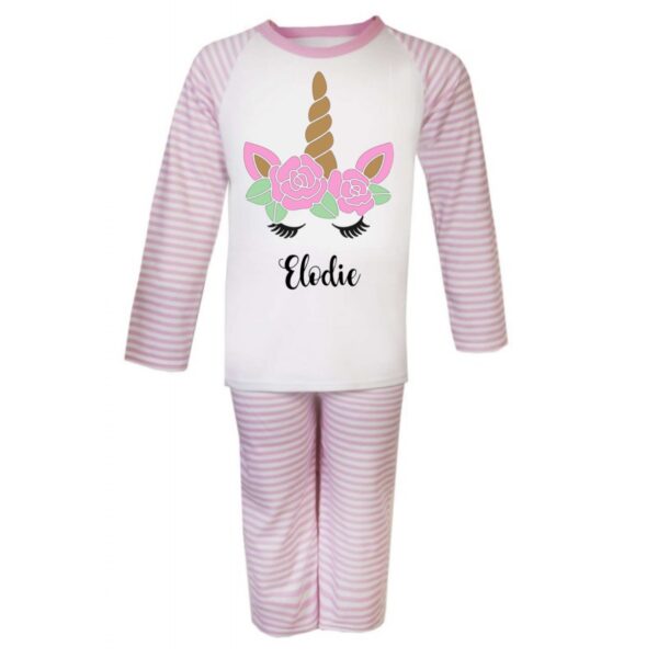 Itty Bitty Personalised Unicorn PJ's