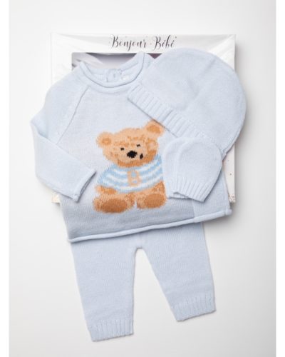 Itty Bitty Blue Teddy Bear Set