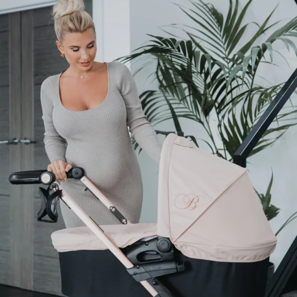 My Babiie Billie Faiers MB200+ Rose Gold and Blush Pink Travel System