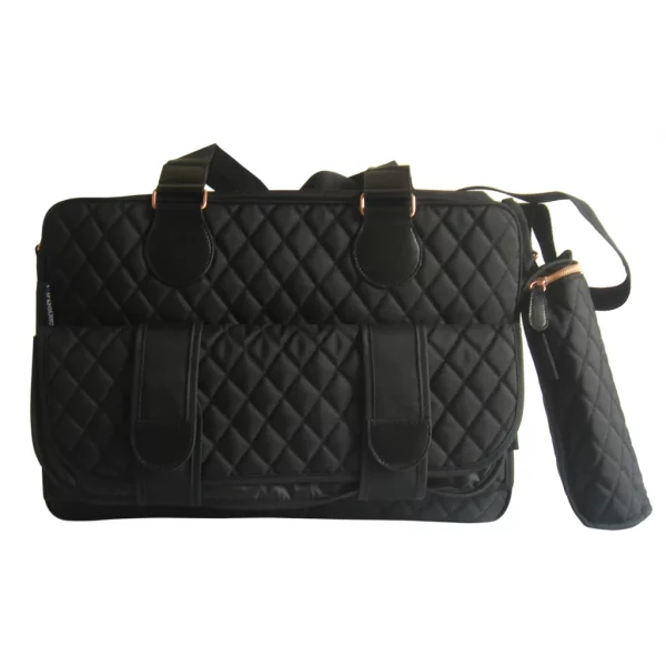 Billie Faiers Black Quilted Deluxe Changing Bag