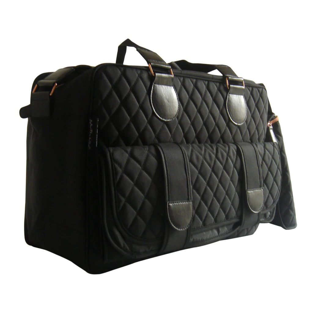 Billie Faiers Black Quilted Deluxe Changing Bag Itty Bitty