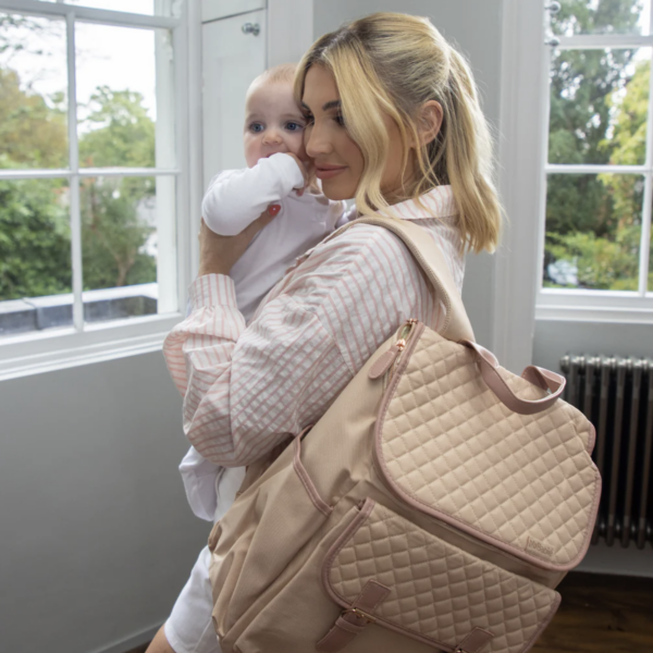 Billie Faiers Rose Gold Blush Backpack Changing Bag - Image 2