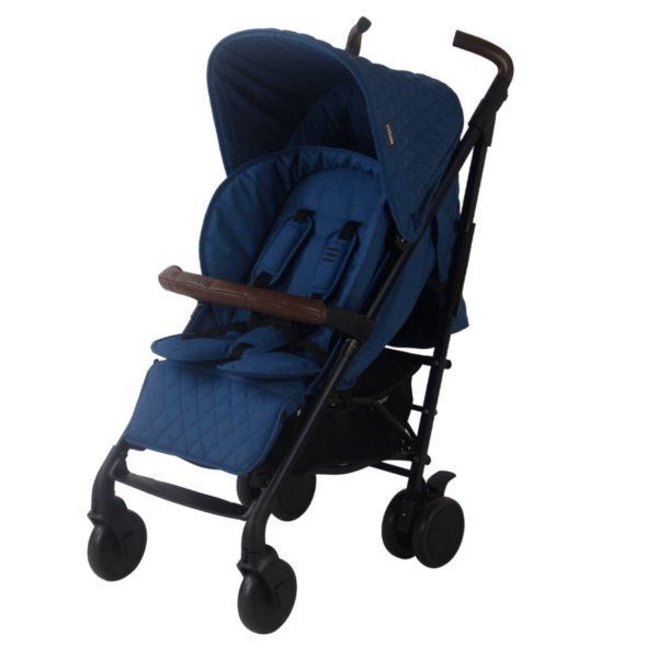 Dani Dyer Quilted Navy Melange MB52 Lightweight Stroller - Image 7