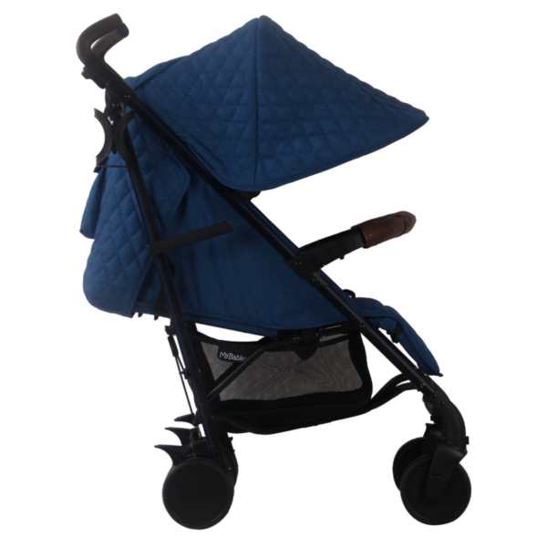 Dani Dyer Quilted Navy Melange MB52 Lightweight Stroller - Image 8
