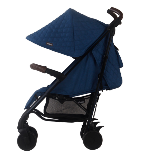 Dani Dyer Quilted Navy Melange MB52 Lightweight Stroller - Image 9