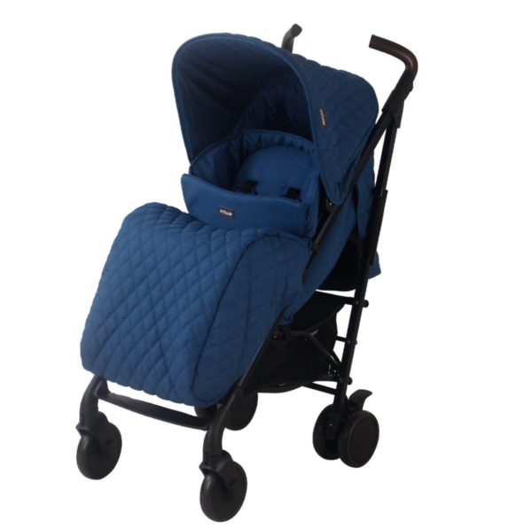 Dani Dyer Quilted Navy Melange MB52 Lightweight Stroller - Image 3