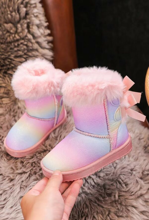 Itty Bitty Unicorn Multicolour Winter fur boots