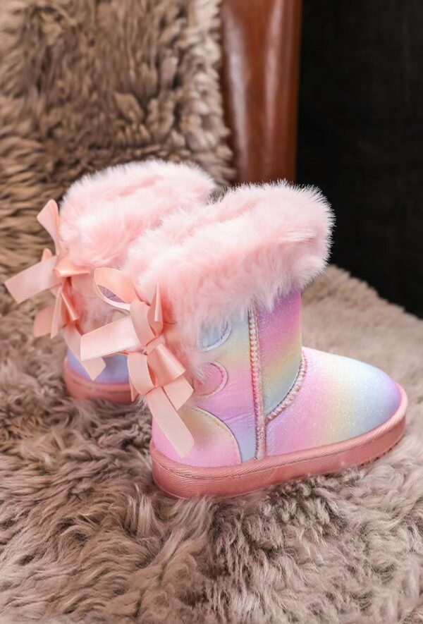 Itty Bitty Unicorn Multicolour Winter fur boots