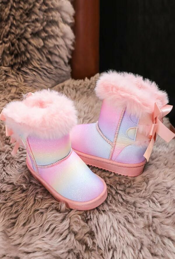 Itty Bitty Unicorn Multicolour Winter fur boots