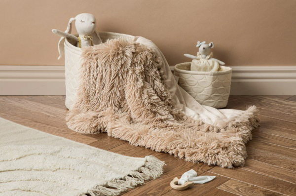 Bizzi Growin Fluffy Baby Blanket - Biscotti - Koochicoo - Image 5