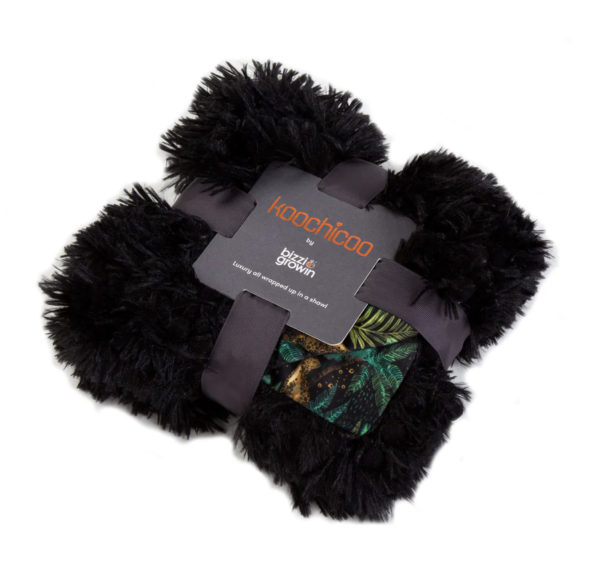 BIZZI GROWIN FLUFFY BABY BLANKET - JUNGLE ROAR KOOCHICOO - Image 3