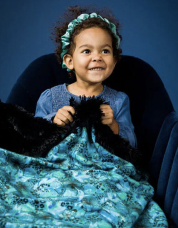 BIZZI GROWIN FLUFFY BABY BLANKET - HUMMINGBIRD - KOOCHICOO - Image 5