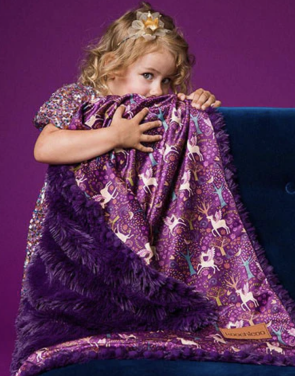BIZZI GROWIN FLUFFY BABY BLANKET - FANTASIA - KOOCHICOO - Image 4