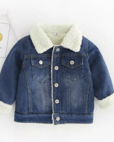 Itty Bitty Denim Teddy Lining Jacket