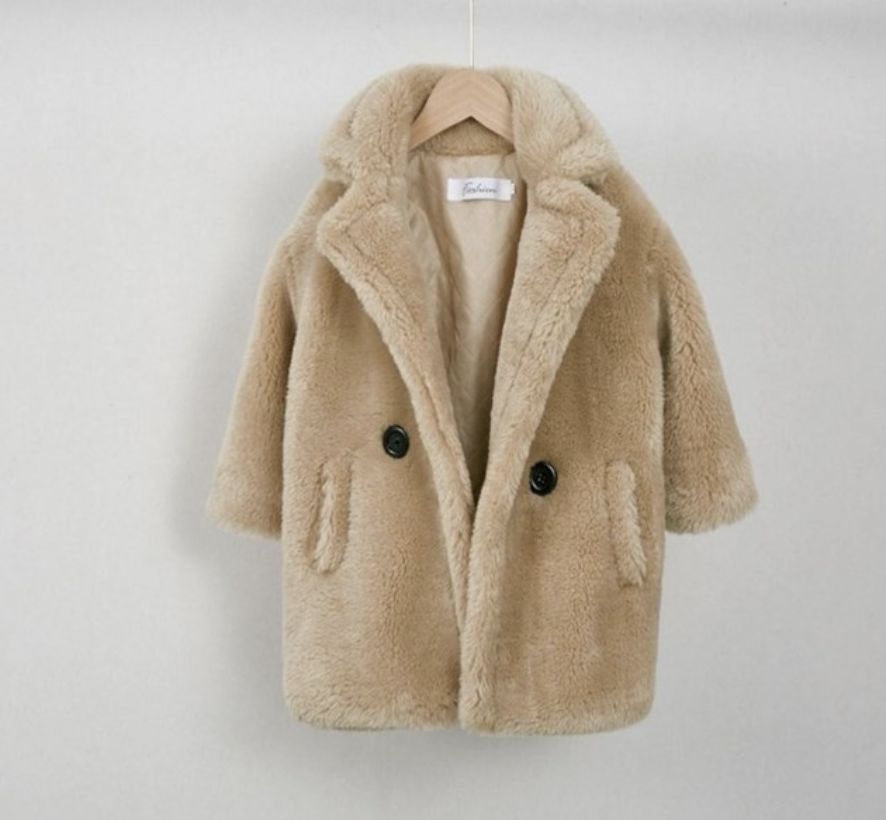 Beige online winter coat