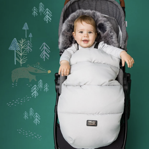 BIZZI GROWIN FOOTMUFF - GLACIER GREY - Image 3