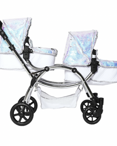 Roma Polly Amy Childs Twin Dolls Pram - Mermaid 3+ years 88cm