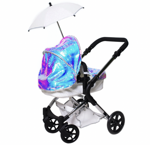 Roma Polly Sparkle White Parasol - Image 3