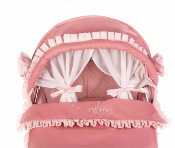 Roma Annie Classic Dolls Pram - Pink 3-16 years 93cm - Image 7