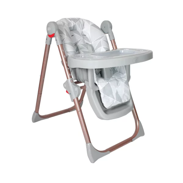 MBHC8 Premium Highchair - Billie Faiers Rose Gold Grey - Image 3