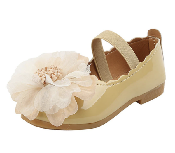 Itty Bitty Yellow Flower Shoes - Image 2