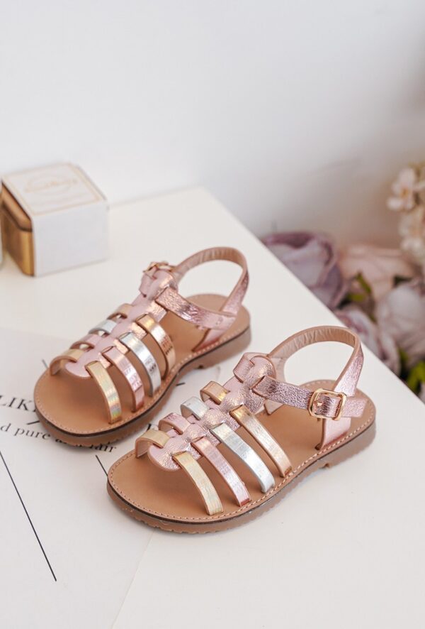 Itty Bitty New York Mixed Metallic Sandals - Image 4