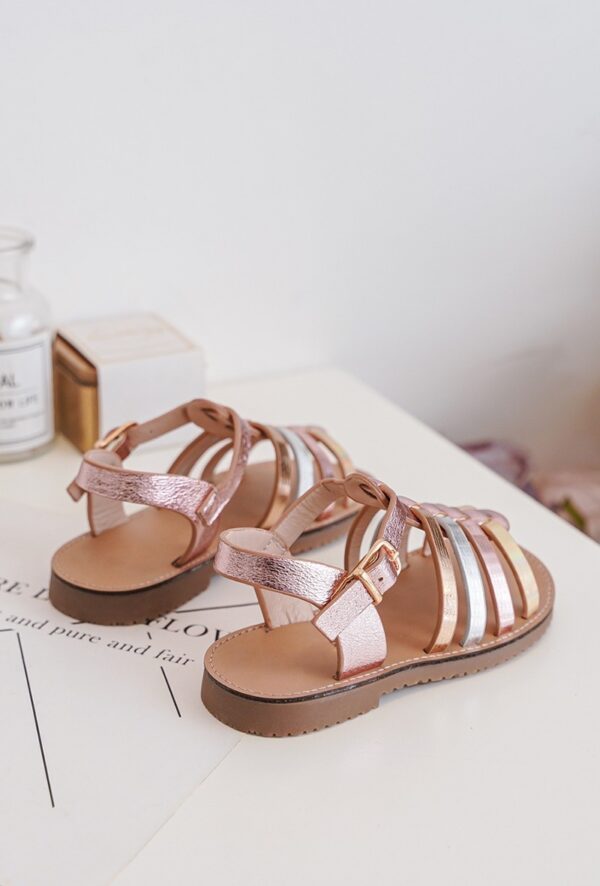 Itty Bitty New York Mixed Metallic Sandals - Image 2