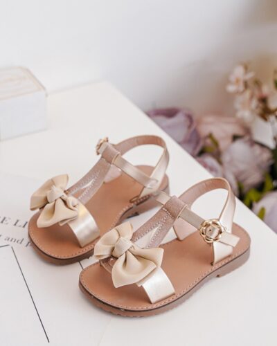 Itty Bitty Gold Bora Bora Bow Sandals