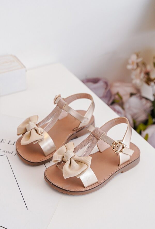 Itty Bitty Gold Bora Bora Bow Sandals