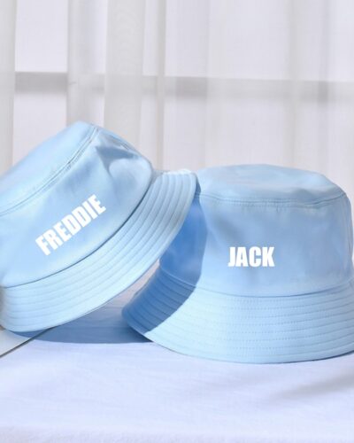 Itty Bitty Blue Personalised Bucket Hat