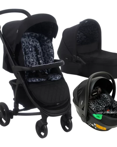 MB200i Dani Dyer Black Leopard iSize Travel System