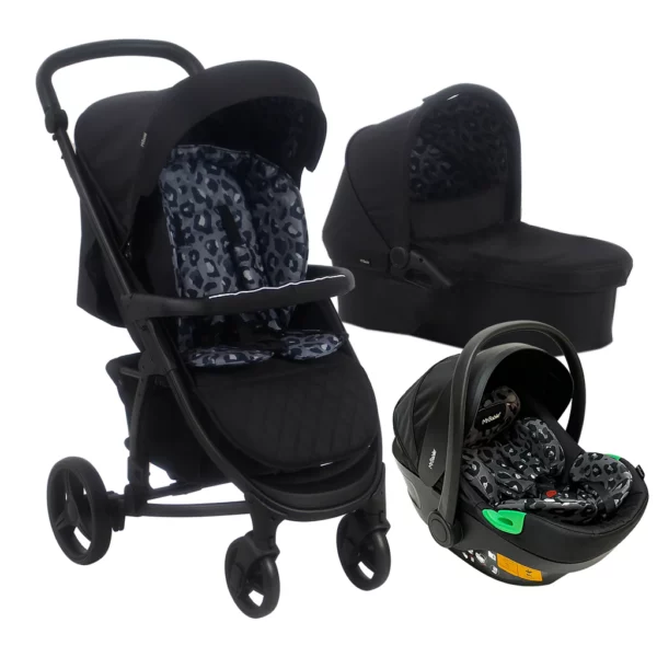 MB200i Dani Dyer Black Leopard iSize Travel System