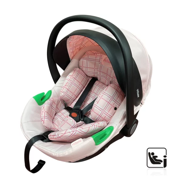 MB200i Dani Dyer Pink Plaid iSize Travel System