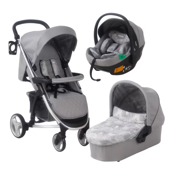 MB200i Samantha Faiers Grey Tropical iSize Travel System