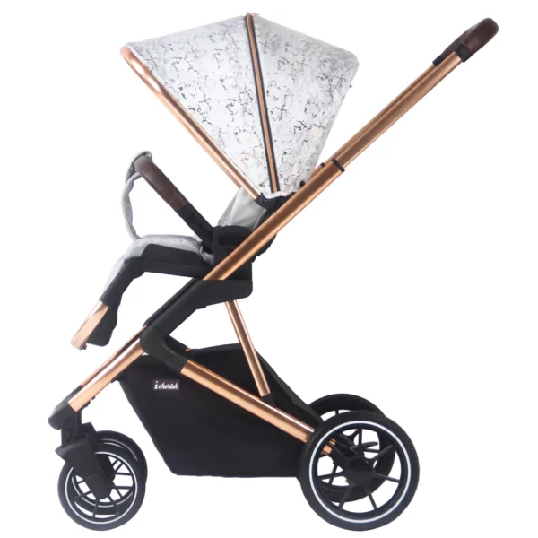 MB500i Dani Dyer Rose Gold Marble iSize Travel System