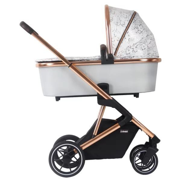 MB500i Dani Dyer Rose Gold Marble iSize Travel System