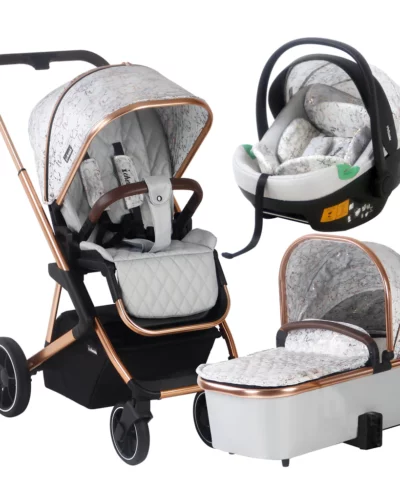 MB500i Dani Dyer Rose Gold Marble iSize Travel System