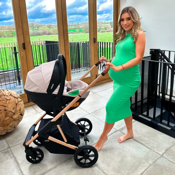MB500i Dani Dyer Rose Gold Stone iSize Travel System