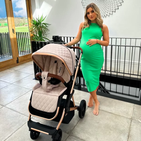 MB500i Dani Dyer Rose Gold Stone iSize Travel System
