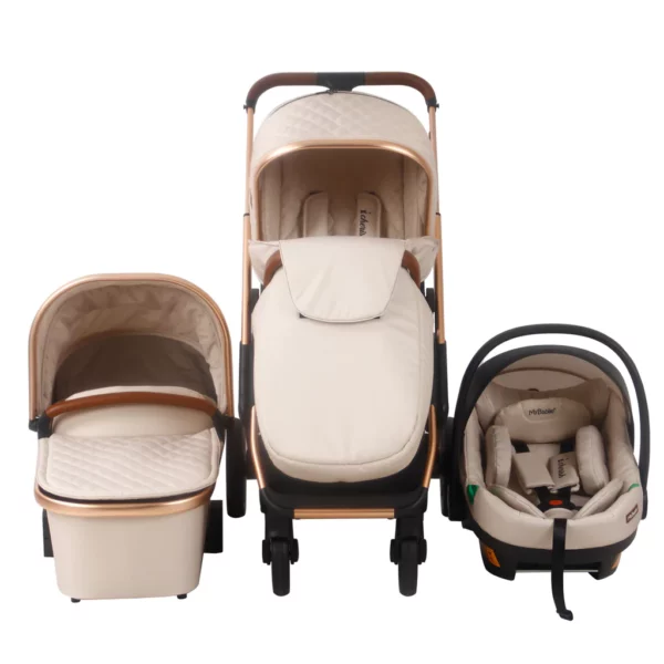 MB500i Dani Dyer Rose Gold Stone iSize Travel System