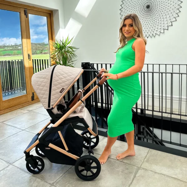 MB500i Dani Dyer Rose Gold Stone iSize Travel System